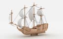Archivo Vectorial de Barco Pirata 3D para Corte Láser