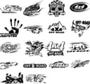 Pacote de Vetores de Adesivos 4x4 Off-Road - Arquivos para CNC