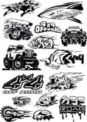Colección de Vectores 4x4 Off-Road para Corte Láser y CNC