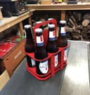 6 Pack Beer Bottle Caddy Laser Cut Vector File