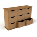 Organizador de Mesa com 9 Gavetas Arquivo Vetorial DXF