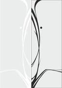 Abstract Elegant Curves Vector for Glass Etching and Sandblasting