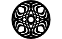 Mandala Geométrica Abstracta Vector DXF para Corte Láser