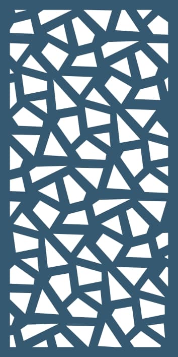 Abstract Geometric Room Divider Panel DXF Vector File
