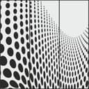 Padrão de Onda Meio-Tom Abstrato para Corte a Laser CNC