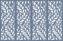 Abstract Leaf Pattern Decorative Screen Vector for Laser Cutting