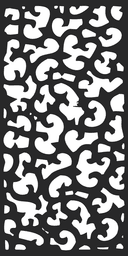 Painel Decorativo de Oncinha Abstrato Vetor (DXF, SVG)