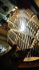 Abstract Parametric Lava Lamp Laser Cut Vector Design