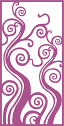 Panel Decorativo Abstract Swirl Archivo Vectorial
