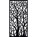 Abstract Tree Forest Decorative Screen Panel DXF Vector File