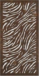 Abstract Zebra Stripe Decorative Panel Vector DXF