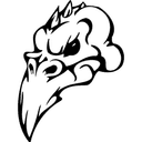 Aggressive Dragon Head Vector Design DXF File
