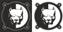 Vector de Logotipo de Cabeza de Pitbull para Corte Láser