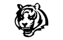 Design Vetor de Cabeça de Tigre Agressivo para Corte a Laser DXF