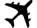 Diseño Vectorial de Silueta de Avión para Corte Láser DXF