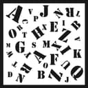 Alphabet Stencil Pattern for Laser Cutting Vector File