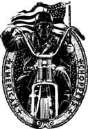 American Chopper Skull Rider Vector Design for CNC