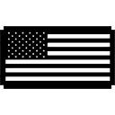 American Flag Laser Cut Vector File (DXF)