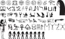 Colección de Símbolos Egipcios Antiguos en Vector para Corte Láser