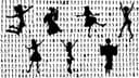 Anime Girl Silhouettes Collection Free Vector