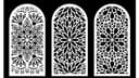 Arched Decorative Screen Panels Vector Collection for Laser Cutting