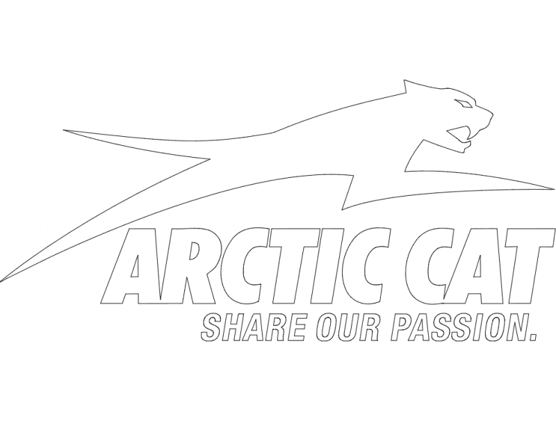 Arctic Cat Logo Vector File for Laser Cutting DXF