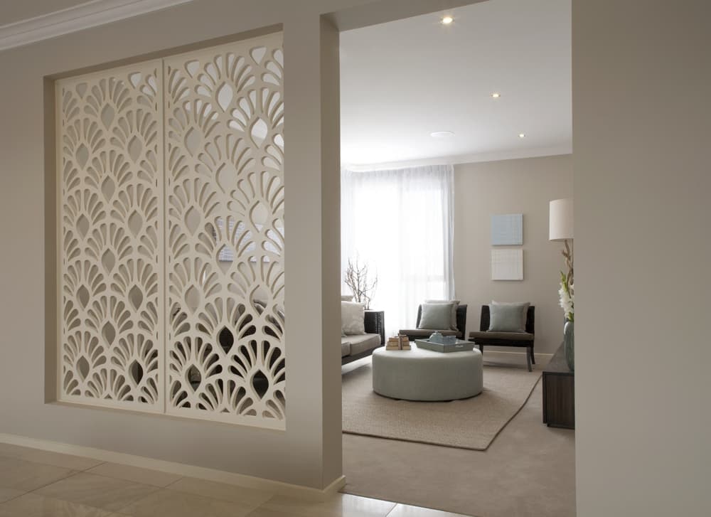Art Deco Fan Pattern Room Divider Vector File (DXF, SVG)
