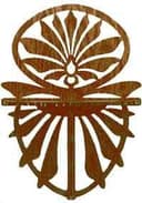 Estante de Pared Estilo Art Nouveau Vector para Láser