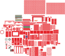 Colección de Paneles Decorativos de Estilo Asiático en Vector
