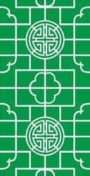 Asian Inspired Geometric Jali Panel Laser Cut Vector File