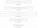 Archivos Vectoriales DXF para Probetas de Tracción ASTM D638