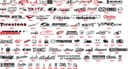 Colección de Vectores de Logotipos de Marcas de Coches para Corte Láser