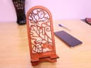 Autumn Maple Leaf Phone Stand Laser Cut Vector File