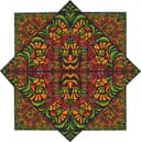 Aztec Psychedelic Tribal Pattern Vector for Laser Cutting