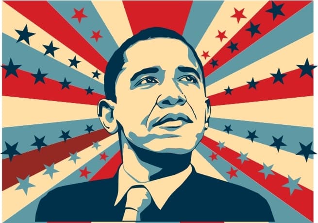 Barack Obama Pop Art Portrait Vector File