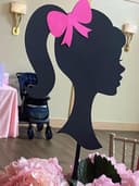 Barbie Silhouette Cake Topper and Table Centerpiece Vector File