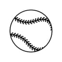 Diseño Vectorial de Pelota de Béisbol para Corte Láser DXF