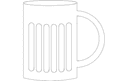 Silueta de Jarra de Cerveza - Archivo DXF Gratuito