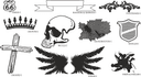 Pacote de Vetores Estilo Motoqueiro para Corte a Laser e CNC - SVG/DXF