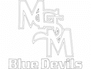 Blue Devils MSM Monogram Logo Vector DXF File