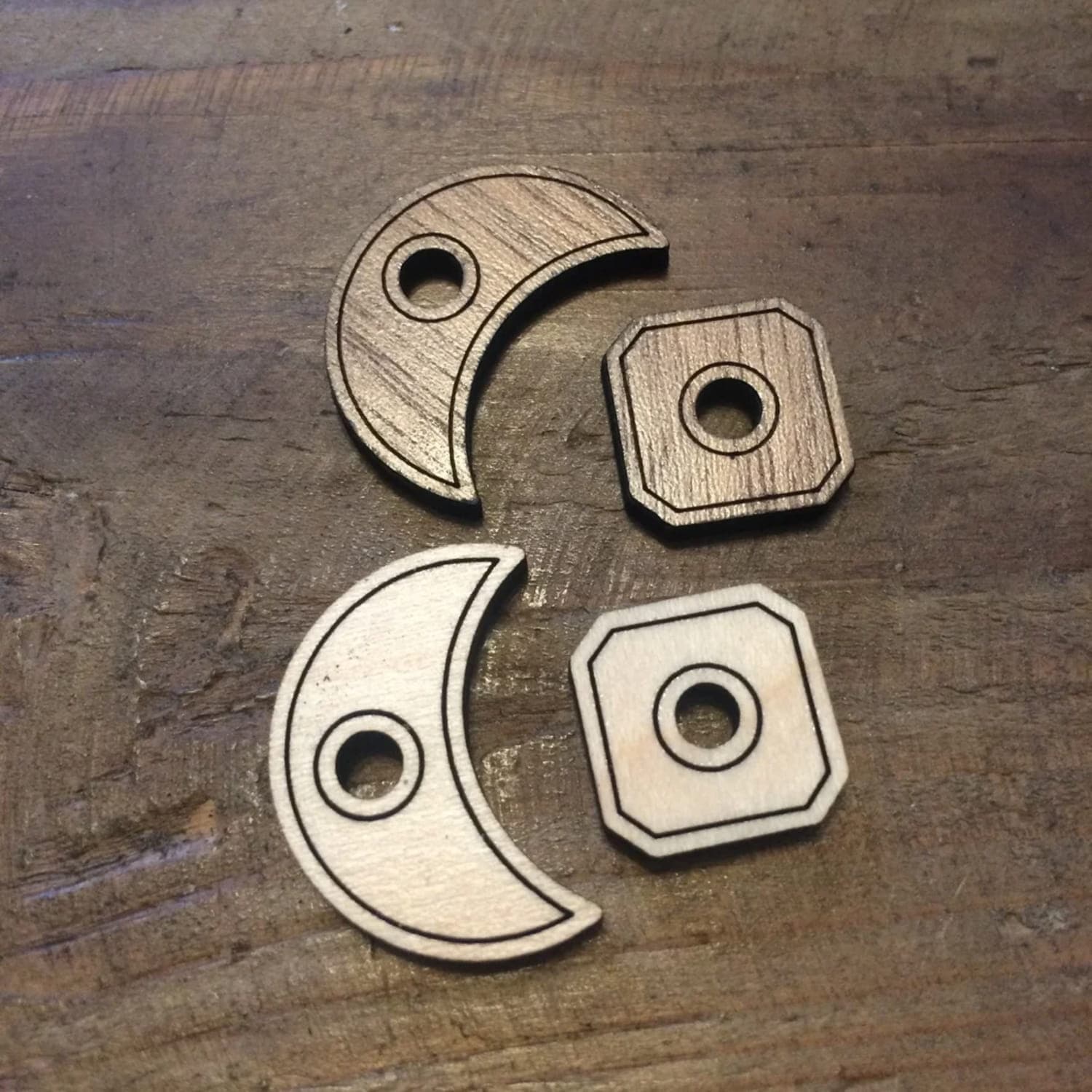 Board Game Tokens SVG File for Laser Cutting