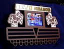 Perchero de Medallas de Boxeo con Marco de Fotos Vector Laser Cut