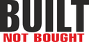 Built Not Bought Text Sign Vector File for Laser Cutting