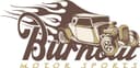Diseño Vectorial Hot Rod Burnout Motor Sports para Corte Láser