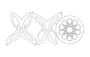 Archivo Vectorial de Mesa de Centro Mariposa DXF