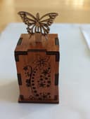 Butterfly Decorative Wooden Box Laser Cut SVG File