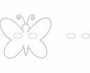 Butterfly Mask Laser Cut Vector File (DXF)