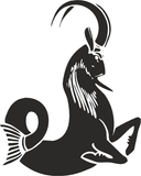 Archivo Vectorial de Capricornio para Corte Láser