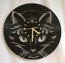 Cat Face Wall Clock Laser Cut Vector File