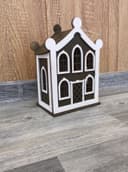 Charming Decorative House Piggy Bank 3D Puzzle Vector File